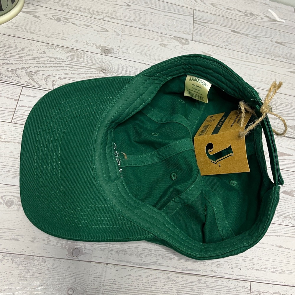 Jameson Irish Whiskey Everyday Cap Green Cotton Embroidered Hat NWT - Picture 10 of 10